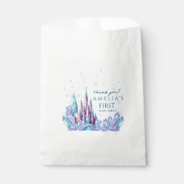 Bolsa De Papel Frozen 1st Birthday Cartoon Castle First Birthday 