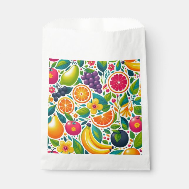 Bolsa De Papel Frutos coloridos (Anverso)