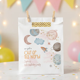 Bolsa De Papel Fuera de este mundo de la aventura espacial niños 