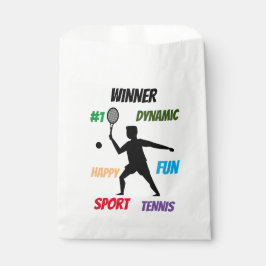 Bolsa De Papel Fun player tennis 