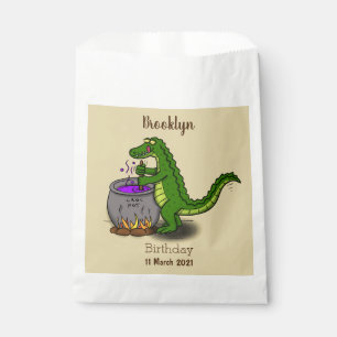 Bolsa De Papel Fundido personalizado de cocina de caimanes verdes