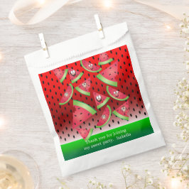 Bolsa De Papel Funny Face Watermelon Design