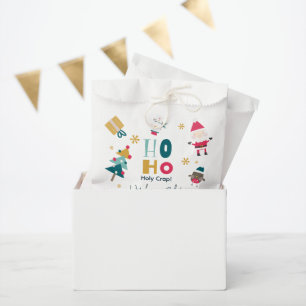 Bolsa De Papel Funny 'Ho Holy Crap' Navidades de Baby Shower