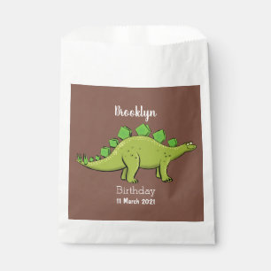 Bolsa De Papel Funny stegosaurus dinosaur personalizado