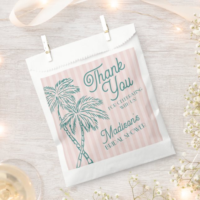 Bolsa De Papel Galleta de Desayuno de Boda en la Playa Pastel de  (Cortado)