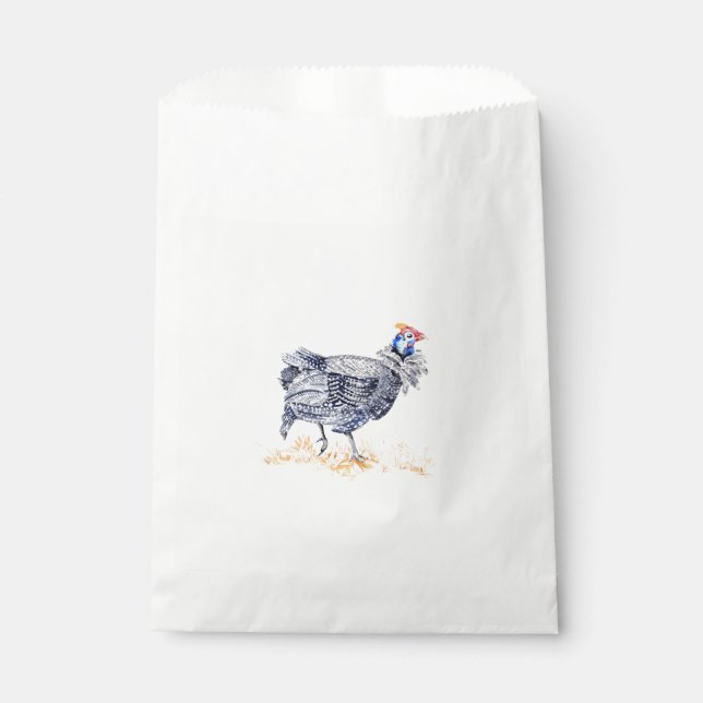 Bolsa De Papel Gallina de Guinea (Anverso)