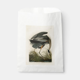 Bolsa De Papel Garza azul grande de Audubon Marjal Ave