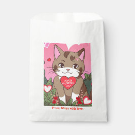 Bolsa De Papel Gato Cute Anime Valentine
