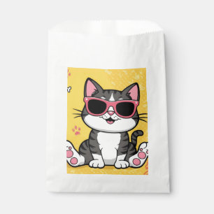 Bolsa De Papel Gato gracioso Personalizado gato portátil vestido 