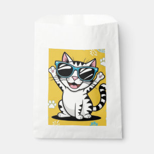 Bolsa De Papel Gato gracioso Personalizado gato portátil vestido 