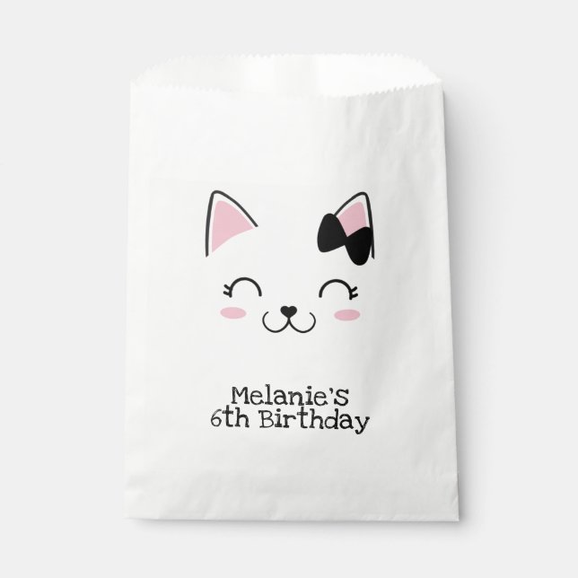 Bolsa De Papel Gato Kitty (Anverso)