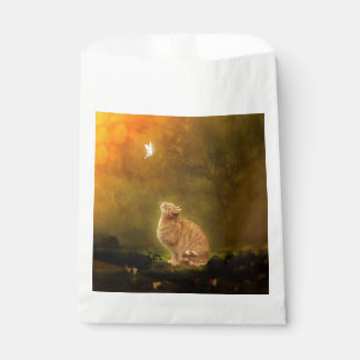 Bolsa De Papel Gato y hadas