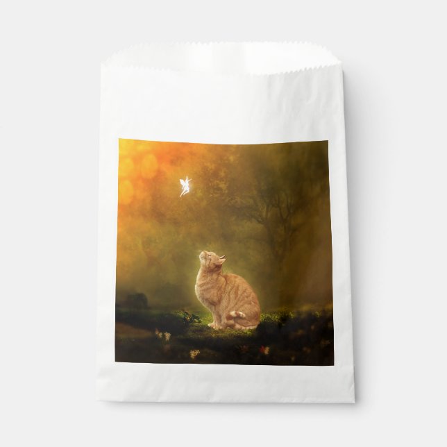 Bolsa De Papel Gato y hadas (Anverso)