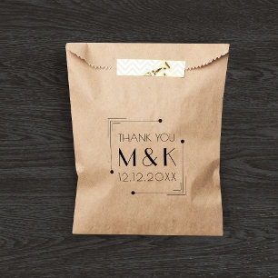 Bolsa de papel Gatsby Black de los años 1920