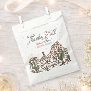 Bolsa De Papel Género occidental revela vaquero o vaquera