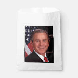 Bolsa De Papel George Bush 43.ª foto del presidente estadounidens