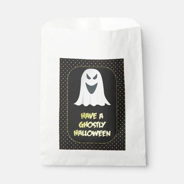 Bolsa De Papel Ghostly Halloween Ghost (Anverso)
