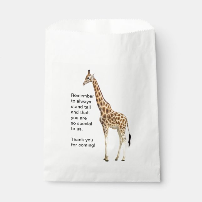 Bolsa De Papel Giraffe (Anverso)