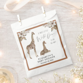 Bolsa De Papel Giraffes Boho Watercolor Baby Shower