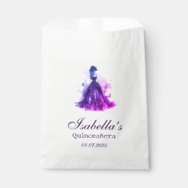Bolsa De Papel Glam Quince gótico