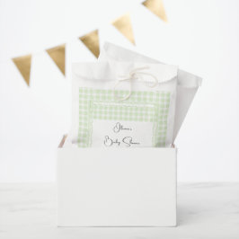 Bolsa De Papel Glorioso Green Gingham