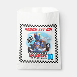 Bolsa De Papel Go Kart Racing Birthday - Racing cars
