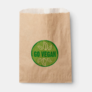 Bolsa De Papel Go Vegan, vegano, vegetariano,
