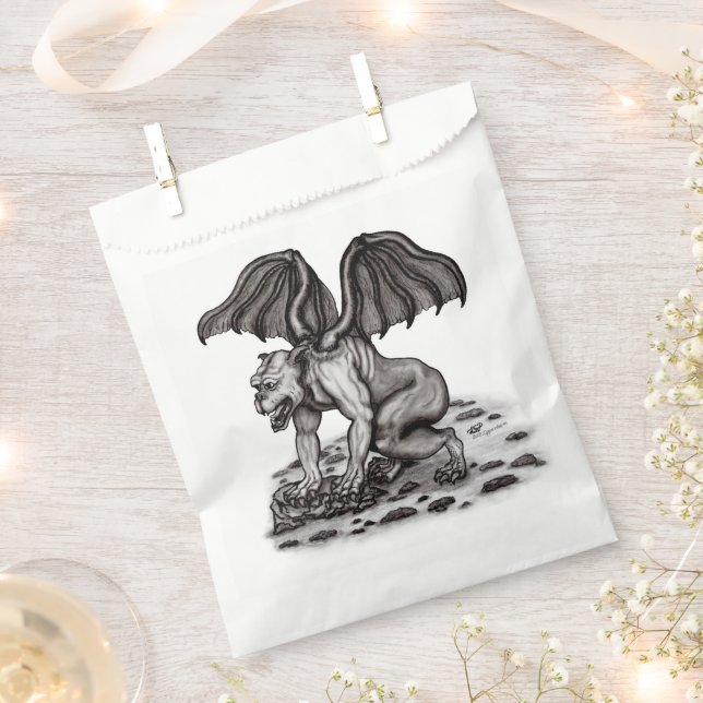 Bolsa De Papel Golem Gargoyle (Cortado)