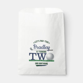 Bolsa De Papel Golf PAR-TEE 2º cumpleaños