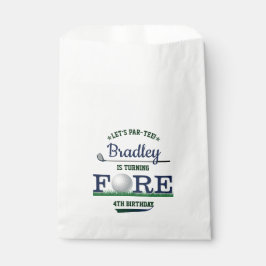 Bolsa De Papel Golf PAR-TEE 4º cumpleaños