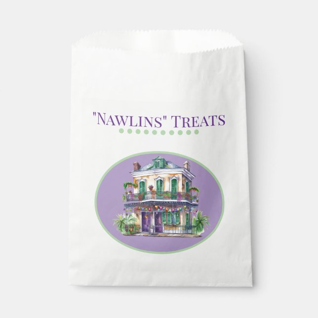 Bolsa De Papel Golosinas de Nawlins (Anverso)
