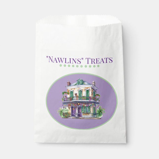 Bolsa De Papel Golosinas de Nawlins (Anverso)