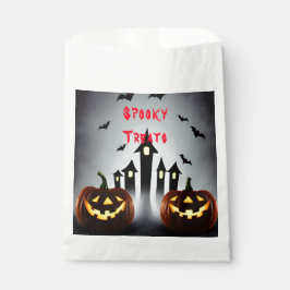 Bolsa De Papel Golosinas espeluznantes de Halloween Linterna de J