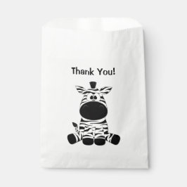 Bolsa De Papel Goofy Zebra Gracias