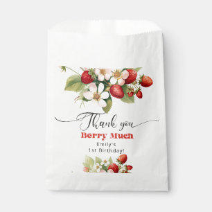 Bolsa De Papel Gracias a Berry mucho cumpleaños de Strawberry