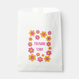 Bolsa De Papel Gracias a los colores primaverales flores amarilla