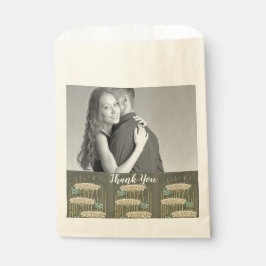 Bolsa De Papel Gracias a Rustic Lilypad Art Deco