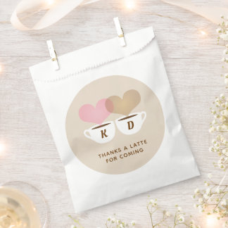 Bolsa De Papel Gracias A Un Último Monograma De Bodas Personaliza