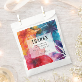 Bolsa De Papel GRACIAS Anémona Paisaje de Ensueño Boda