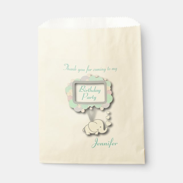 Bolsa De Papel Gracias, Baby Elephant (Anverso)