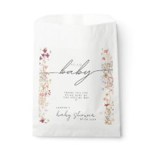Gracias Baby Shower Boho Beige Wildflower