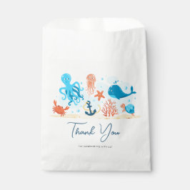 Bolsa De Papel Gracias Baby Shower. Mundo submarino