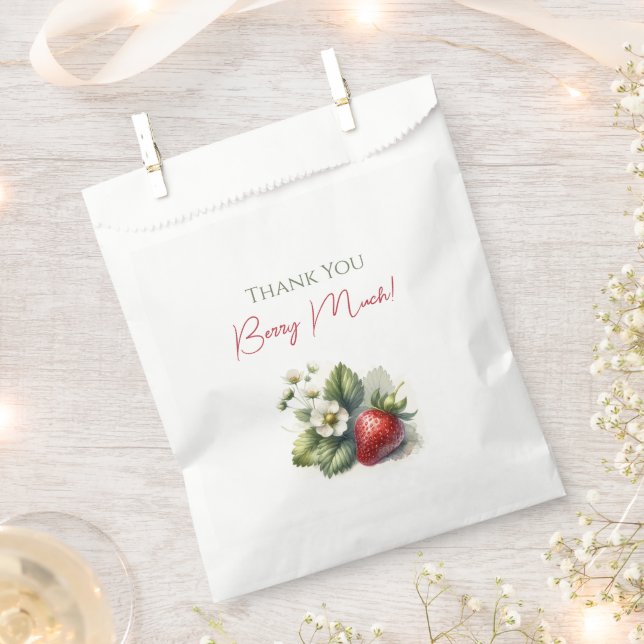 Bolsa De Papel "Gracias Berry Cuánto" (Cortado)