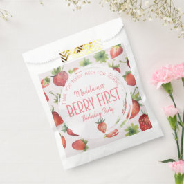 Bolsa De Papel Gracias Berry Cuánto primer cumpleaños de Berry