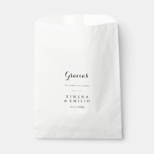 Bolsa De Papel Gracias Boda