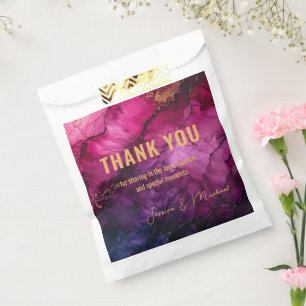 Bolsa De Papel Gracias Celestial Elegancia Sinfonía de Mármol
