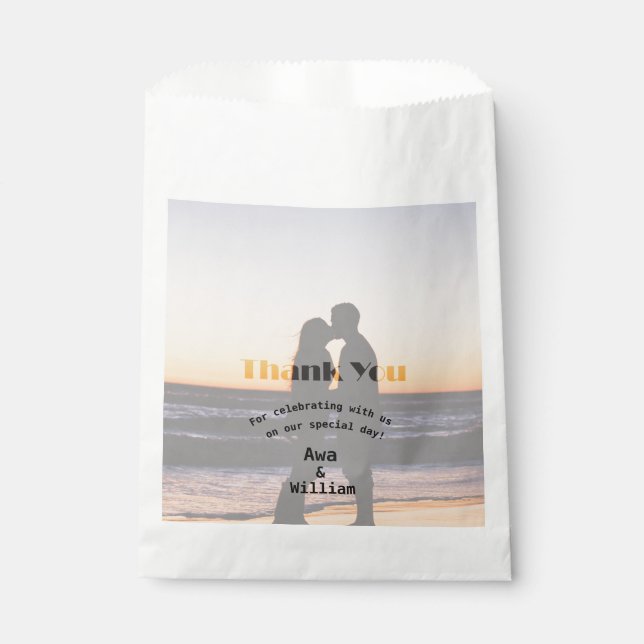 Bolsa De Papel Gracias De Las Recién Cameras (Anverso)