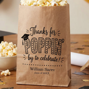 Bolsa De Papel Gracias Diseño moderno de palomitas de maíz Poppin