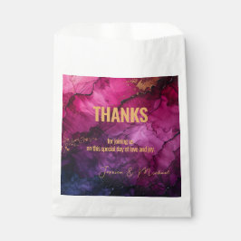 Bolsa De Papel Gracias Elegancia Celestial Sinfonía de Mármol