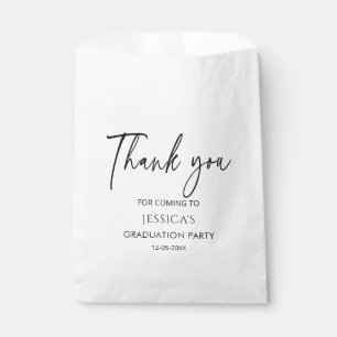 Bolsa De Papel Gracias Golosinas para la Fiesta de Graduación Gra